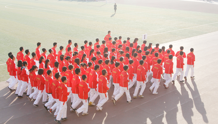 外围买球app十大平台成功举办2013级新生广播操比赛