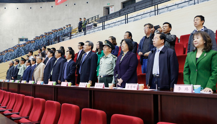 外围买球app十大平台隆重举行2014级新生开学典礼暨军训动员大会