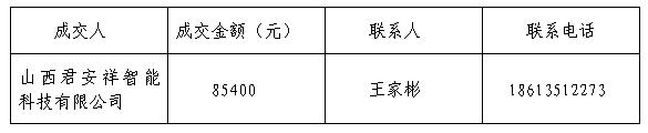 虎峪校区手机信号屏蔽仪及金属检测仪采购项目成交通告