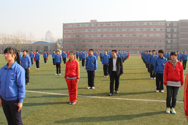 外围买球app十大平台紧张训练积极备战外围买球app十大平台广播操比赛